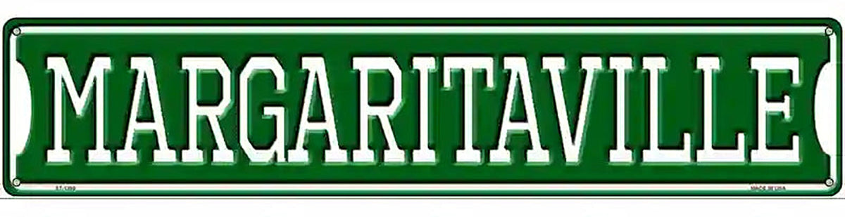 Margaritaville Novelty Metal Street Sign