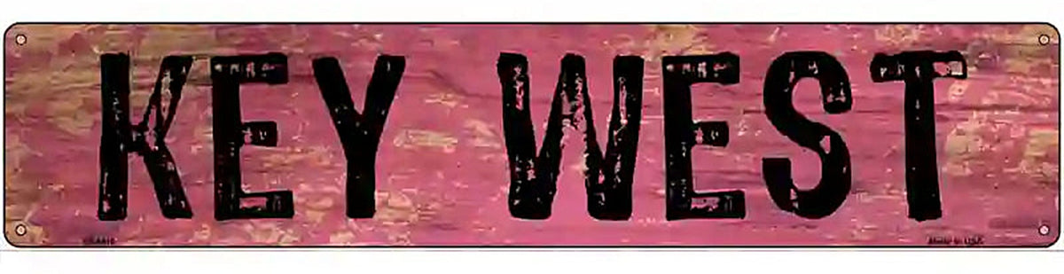 Key West Novelty Metal Street Sign