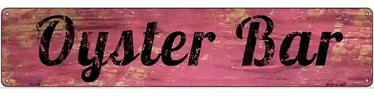 Oyster Bar Novelty Metal Street Sign