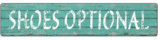 Shoes Optional Novelty Metal Street Sign
