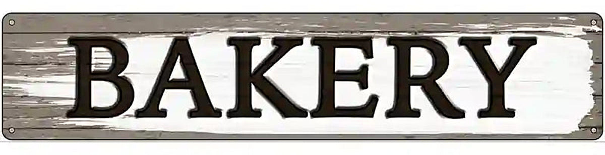 Bakery Novelty Metal Street Sign