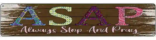 ASAP Novelty Metal Street Sign