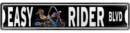 Easy Rider Novelty Metal Street Sign