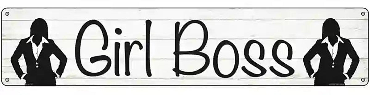 Girl Boss Novelty Metal Street Sign