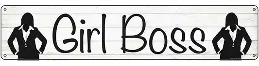 Girl Boss Novelty Metal Street Sign
