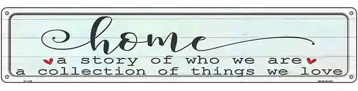 Home Story and Collection Novelty Metal Street Sign