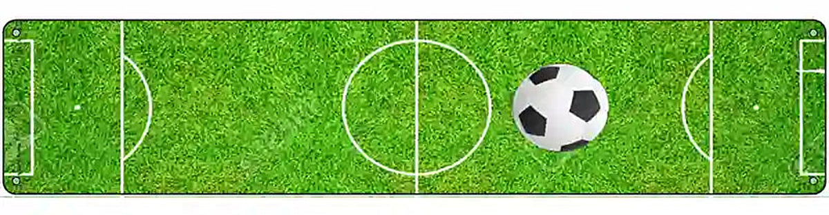 Soccer Field Novelty Metal Street Sign