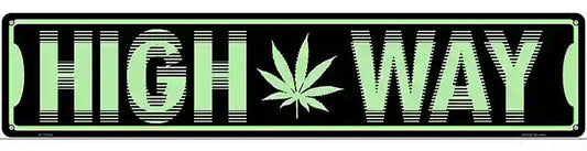 High Way Novelty Metal Street Sign