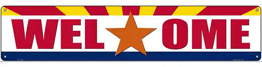 Welcome Arizona Novelty Metal Street Sign