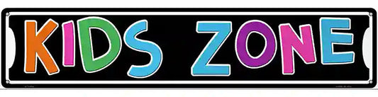 Kids Zone Novelty Metal Street Sign