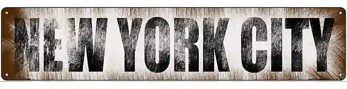 New York City Novelty Metal Street Sign