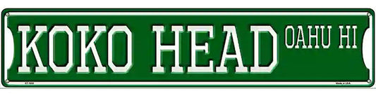 Koko Head Oahu HI Novelty Metal Street Sign
