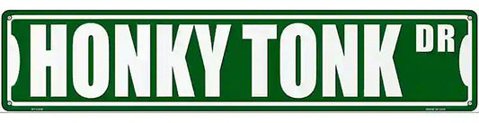 Honky Tonk Drive Novelty Metal Street Sign