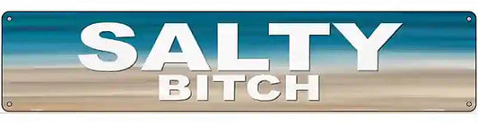 Salty Bitch Novelty Metal Street Sign