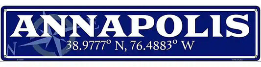 Annapolis Novelty Metal Street Sign