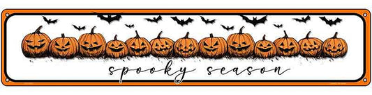 Spooky Season Novelty Metal Street Sign K-2091