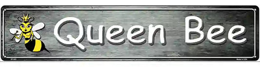 Queen Bee Novelty Metal Street Sign