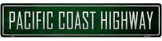 Pacific Coast Highway Metal Novelty Street Sign