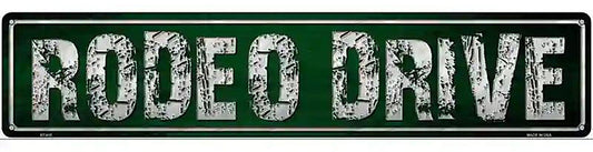 Rodeo Drive Metal Novelty Street Sign