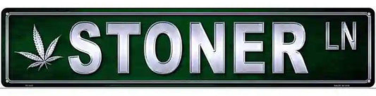 Stoner Metal Novelty Street Sign