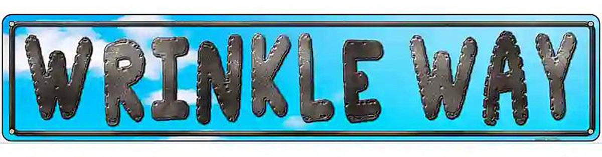 Wrinkle Way Metal Novelty Street Sign