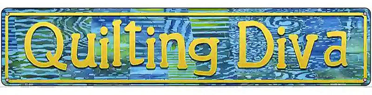 Quilting Diva Metal Novelty Street Sign