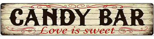 Candy Bar Novelty Metal Street Sign