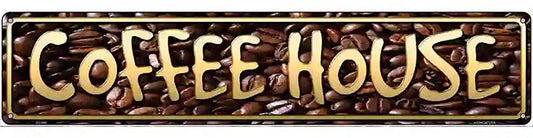 Coffee House Novelty Metal Street Sign