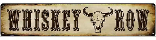 Whiskey Row Novelty Metal Street Sign