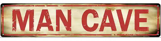 Man Cave Novelty Metal Street Sign