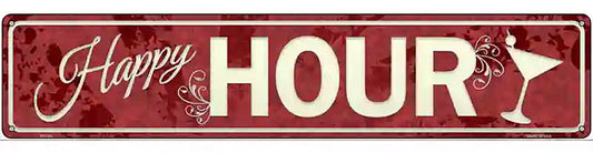Happy Hour Novelty Street Sign