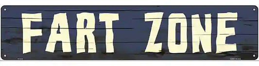 Fart Zone Novelty Metal Street Sign