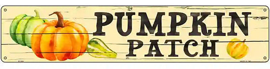 Pumpkin Patch Novelty Metal Street Sign K-900