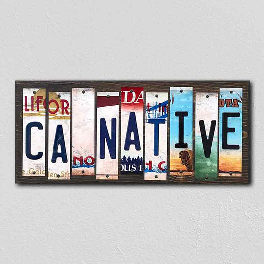 CA Native License Plate Tag Strips Novelty Wood Signs