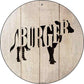 Cows Make Burgers - metal sign wall decor