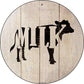 Cows Make Milk - metal sign wall decor