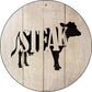 Cows Make Steak - metal sign wall decor