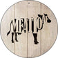 Cows Make Meatloaf - metal sign wall decor