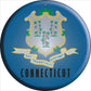 Connecticut - metal sign wall decor