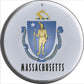 Massachuestts - metal sign wall decor