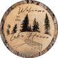Welcome to the Lake House - metal sign wall decor