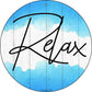 Relax - metal sign wall decor