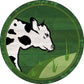 Cow Eating Grass - metal sign wall decor