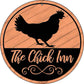 The Chick Inn - metal sign wall decor