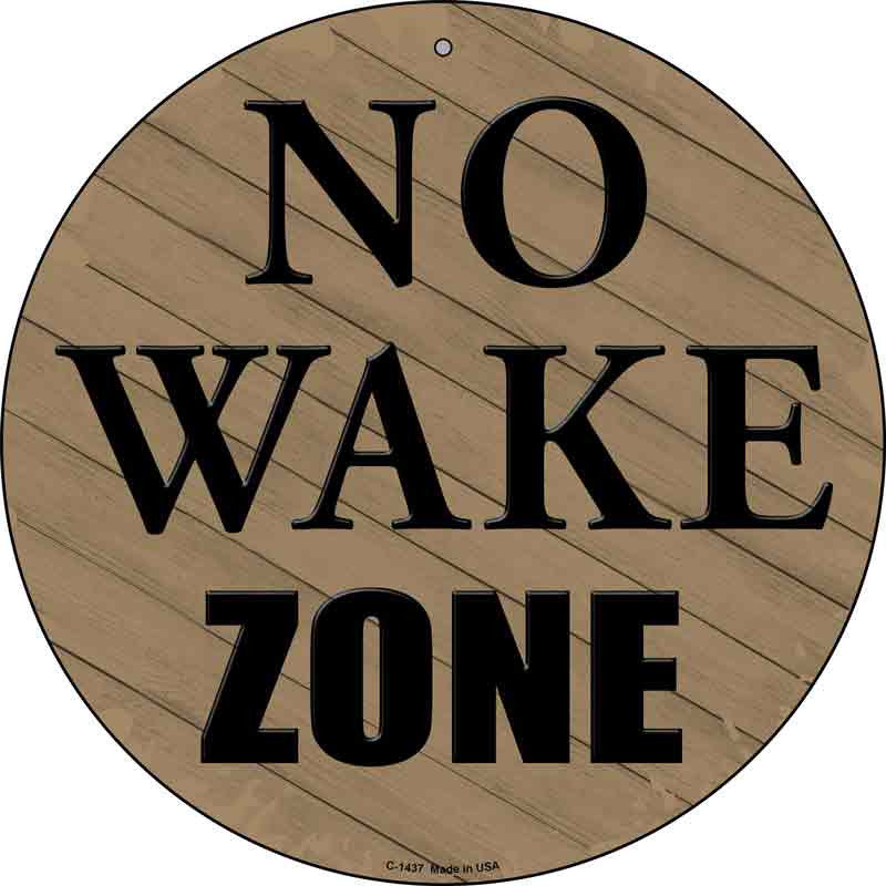 No Wake Zone