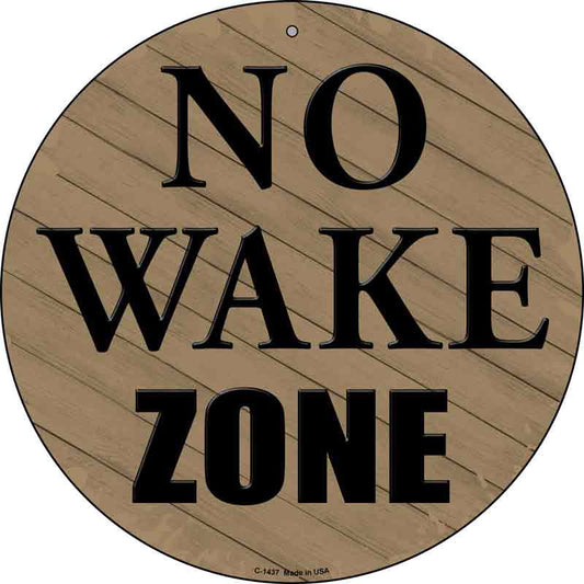 No Wake Zone