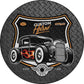Custom Flame Hotrod - metal sign wall decor