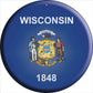 Wisconsin - metal sign wall decor