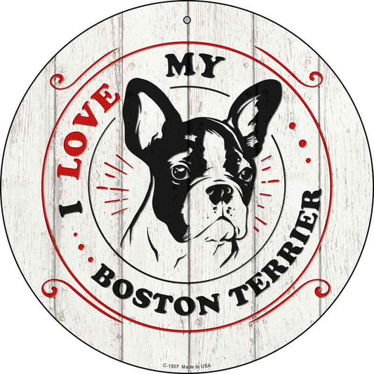 I Love My Boston Terrier