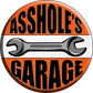 Assholes Garage - metal sign wall decor